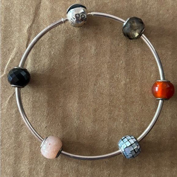 Pandora Essence Bracelet With Charms - Picture 3 of 5